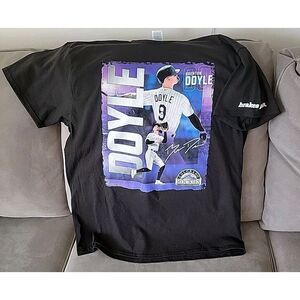 Colorado Rockies Brenton‎ Doyle T-Shirt Men XL Black MLB Baseball Tee
